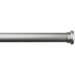 Diameter Button Adjustable Single Drapery Curtain Rod 84-Inch To 120-Inch Pewter