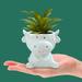 Zynic Flower Pots Ceramic Cartoon Succulent Flower Pots For Home Animals Green Plants Potted Plants Office Personalized Creative Ceramic Ornaments Home & Garden