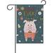 Hidove Garden Flag Christmas Good Luck Pig Seasonal Holiday Yard House Flag Banner 12 x 18 inches Decorative Flag for Home Indoor Outdoor Decor