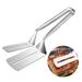 SomWiBe Stainless Steel Food Clip Bread Meat Tongs Steak Clamp Cooking Tool Stainless Steel BBQ Universal For Children