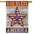 God Bless America 4th of July Garden Flag Double Sided Patriotic Strip and Star USA Flags Independence Day Yard Outdoor Decor
