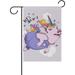 Hidove Garden Flag Flying Pig Unicorn Seasonal Holiday Yard House Flag Banner 12 x 18 inches Decorative Flag for Home Indoor Outdoor Decor