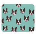 Cartoon French Bulldog Mouse Pad Square Mouse Pads for Wireless Mouse Non Slip Rubber Base Mouse Pads for Computers Laptop Office Desk Accessories 8.3x9.8in