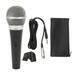 Wired Microphone with Sound Cable Plug and Play Cardioid Pickup Wired Dynamic Vocal Mic for Speakers Singing Machine