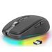 DGOO 2.4GHz Wireless Bluetooth 5.1 Mode Gaming Mouse Wireless Optical USB Gaming Mouse 1600DPI Rechargeable Mute Mice