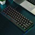 PRETXORVE Wired Illuminated Keyboard Mechanical Sense Gaming Keyboard Gaming Desktop PC Laptop Keyboard