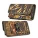 Luxmo Belt Holster Case Horizontal Rugged Nylon [3 Card Slots] Phone Carrying (Fits with Cases) Case Pouch for iPhone 15 Pro - Camo