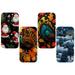 Designed for iPhone 14 Pro Max Case 4 Pack Merry Chrismas Shockproof Phone Cases TPU Soft Shell