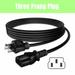 CJP-Geek 6ft UL AC Power Cord Compatible for Ensoniq MR76 MR-76 Keyboard Music Workstation Synth