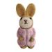 Quinlirra Clearance Easter Bunny Ornaments for Easter Spring Party Decorations - Home Table Wall Tree Hanging Decor Art & Craft Supplies | Great as Easter Toys Gifts for Kids- 100% Wool
