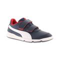 Puma Junior Boys Trainers Stepfleex 2 sl Touch Fastening navy - Size UK 11 Kids