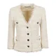 Tagliatore, Jackets, female, Beige, M, Womens Clothing Outerwear White Ss24