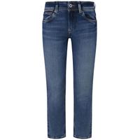 Slim-fit-Jeans PEPE JEANS Jeans SLIM LW Gr. 26, N-Gr, blau (blue medium) Damen Jeans Röhrenjeans