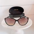 Michael Kors Accessories | Euc Michael Kors Cat Eye Oversized Sunglasses Case Black Brown Women’s Snakeskin | Color: Black/Brown | Size: Os