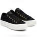 Converse Shoes | Converse Chuck Taylor Frilly Thrills Black Platform Suede Sneakers Women’s 9.5 | Color: Black | Size: 9.5