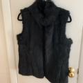 Michael Kors Jackets & Coats | Michael Kors Black Fur Vest | Color: Black | Size: M