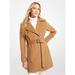 Michael Kors Jackets & Coats | Michael Kors Wool Blend Asymmetric Coat Dark Camel Xl New | Color: Brown | Size: Xl