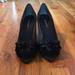 Nine West Shoes | Nib Nine West Black Open Toe Heeled Shoe Sz 7 1/2 | Color: Black | Size: 7.5