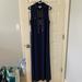 Michael Kors Dresses | Michael Kors Navy Chain Maxi Dress | Color: Blue | Size: 8