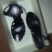 Burberry Shoes | Never Worn- Burberry Wedge Sandals Size 7. | Color: Black | Size: 7