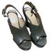 Michael Kors Shoes | Michael Kors Women's Becky Slingback Platform Sandals Moss Green Size 6.5 | Color: Green | Size: 6.5