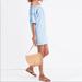 Madewell Dresses | Madewell Azalea Chambray Denim Off Shoulder Dress | Color: Blue | Size: Xs