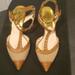 Michael Kors Shoes | Michael Kors Jade T Strap Heels | Color: Brown/Tan | Size: 10