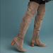 Anthropologie Shoes | New Anthropologie Over-The-Knee Tied-Back Boots- | Color: Brown | Size: 7.5