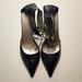 Gucci Shoes | Gucci Vintage Leather Heels W/Sexy Ankle Strap - Size 9 | Color: Black | Size: 9
