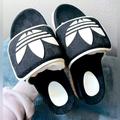 Gucci Shoes | Brand New Gucci X Adidas Gg Platform Sandals Black - Mens Size 11 | Color: Black/White | Size: 11