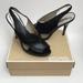 Michael Kors Shoes | Micheal Kors High Heels Black Leather | Color: Black | Size: 8
