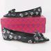Tory Burch Shoes | New**Tory Burch Rosalind Satin Flats (Sz 6.5) | Color: Black/Pink | Size: 6.5