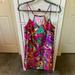 Lilly Pulitzer Dresses | Euc Lilly Pulitzer Dusk Dress In Multi Sea And Be Seen. Sz. S. | Color: Green/Pink | Size: S