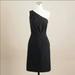 J. Crew Dresses | J. Crew Poplin Bridget Black One Shoulder Dress | Color: Black | Size: 12