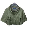 Anthropologie Jackets & Coats | Millard Fillmore Olive Green Crop Jacket | Color: Green | Size: Xs