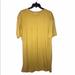 Zara Dresses | Mustard T Shirt Dress | Color: Gold/Yellow | Size: S