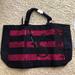 Victoria's Secret Bags | New Large Victoria’s Secret Tote Beach Bag | Color: Black/Pink | Size: Os