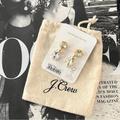 J. Crew Jewelry | J Crew Crystal Earrings | Color: Gold | Size: Os