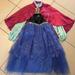 Disney Costumes | New Disney Anna Halloween Costume L Frozen Dress | Color: Blue/Purple | Size: L 9/10