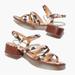 Madewell Shoes | Madewell The Lori Sandal In Snake Embossed Leather (Sz 8.5) Multi | Color: Orange/Pink | Size: 8.5