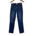 J. Crew Jeans | J. Crew Vintage Straight Leg Jeans Raw Hems Dark Wash Denim Size 26 T | Color: Blue | Size: 26