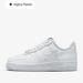 Nike Shoes | Nike Air Force 1 Leather Low Top Sneakers. | Color: White | Size: 4.5g