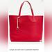 J. Crew Bags | J. Crew Large Carryall Tote In Leather | Color: Red | Size: Os
