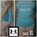 Under Armour Tops | New Under Armour | Healthy Is The New Wealthy Tank | Color: Blue/White | Size: Xl