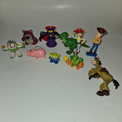 Disney Toys | 10 Toy Story Figure Lot Buzz Jessie Hamm Woody Lgm Lotso Zurg Twitch Rex Bullsey | Color: Green/Orange | Size: Mixed