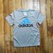 Adidas Shirts & Tops | Adidas Size 6 Athletic Shirt Girls Blue Gray Soccer Spring Summer Activewear | Color: Blue/Gray | Size: 6g