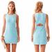 Lilly Pulitzer Dresses | Lilly Pulitzer Whiting Shorely Blue & White Cut Out Sleeveless Sheath Dress. Med | Color: Blue/White | Size: M