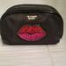 Victoria's Secret Bags | New Victoria Secret Cosmetic Double Zipper Bag | Color: Black | Size: Os