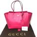 Gucci Bags | Authentic Gucci Pink Leather Large Tote Bag | Color: Pink | Size: Large Size: 20l(Top) X 7d X 12h