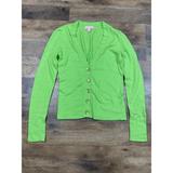 Lilly Pulitzer Sweaters | Lilly Pulitzer Green Sweater With Bow Buttons Size Xs | Color: Green | Size: Xs